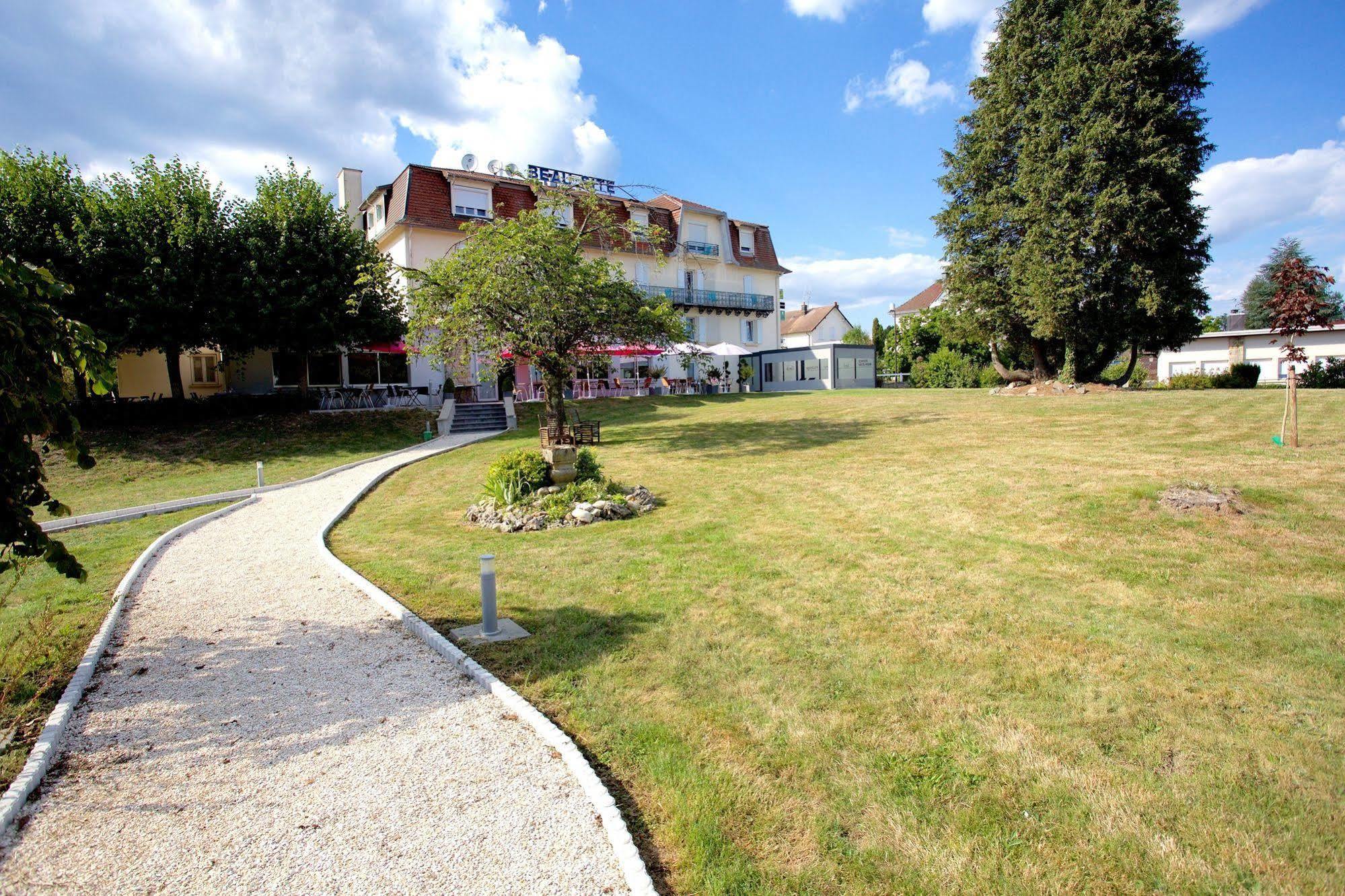 Logis Hotel Restaurant Spa Beau Site Luxeuil-les-Bains Exteriér fotografie